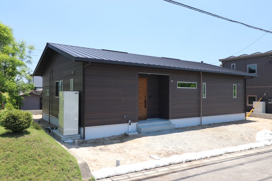 空間を最大限に生かした5人家族の平屋建て