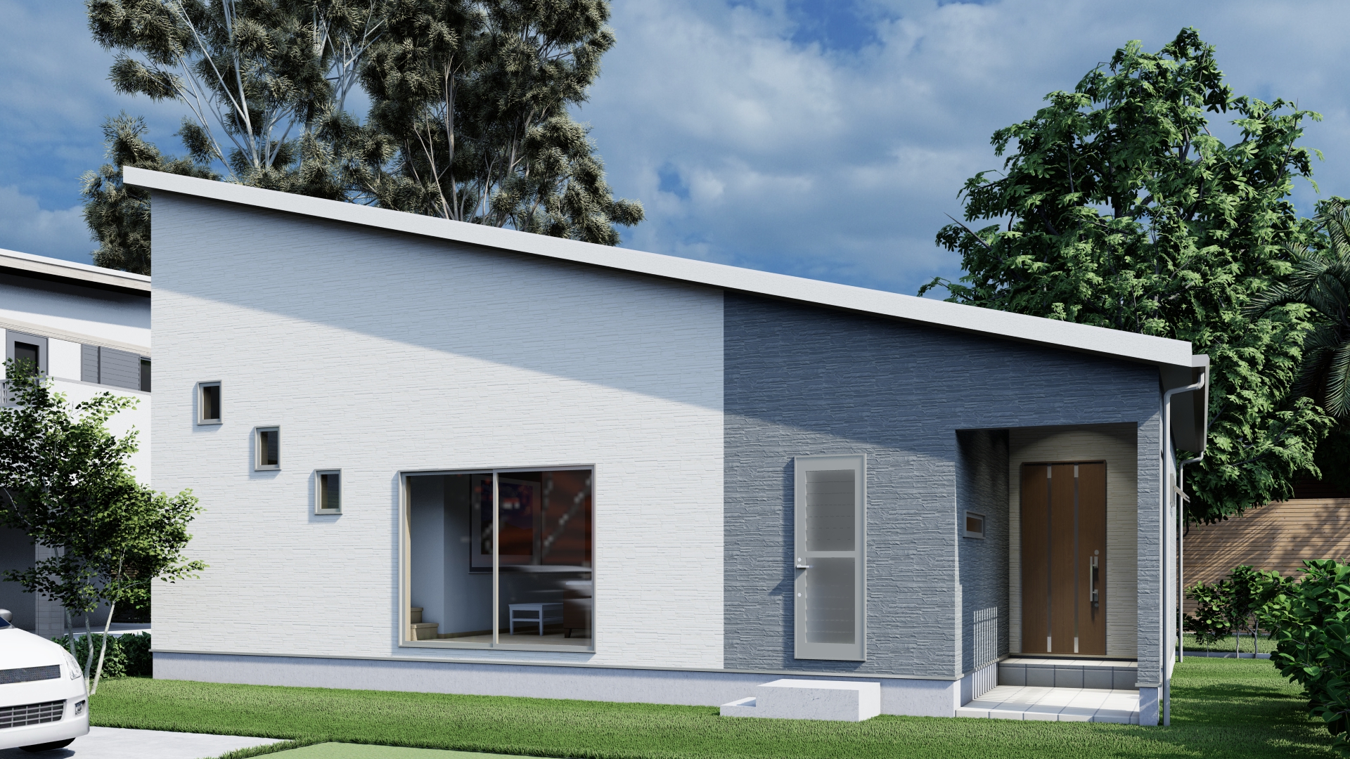 空間づくりにこだわったロフトのある平屋