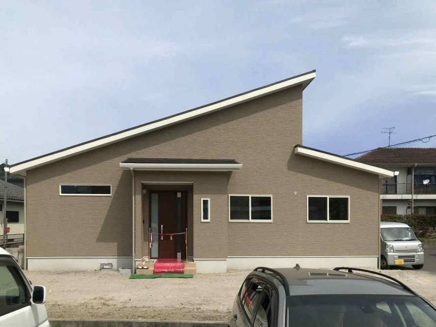 ロフトのある平屋建て