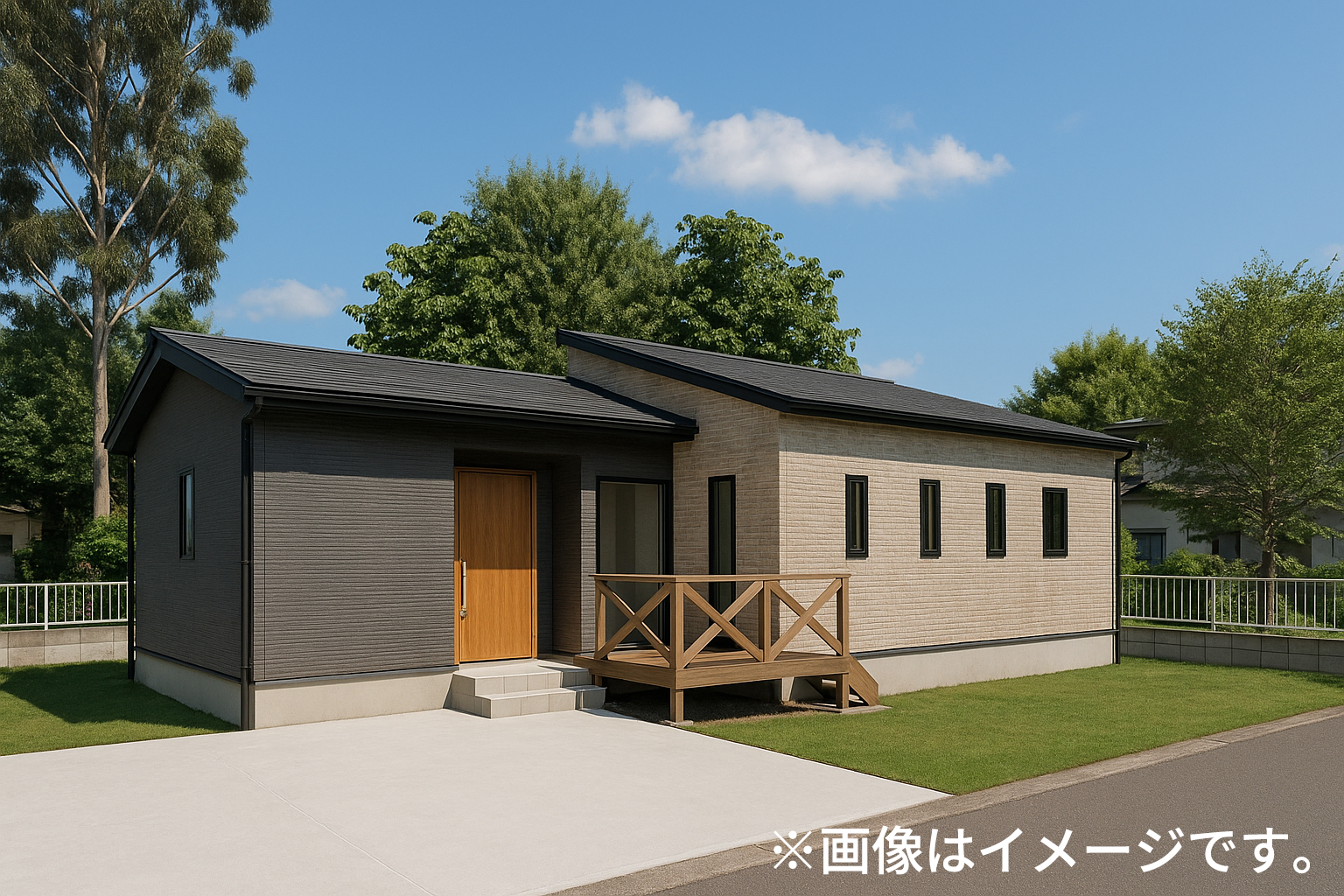 回遊性の家事動線が家事を楽にしてくれる平屋