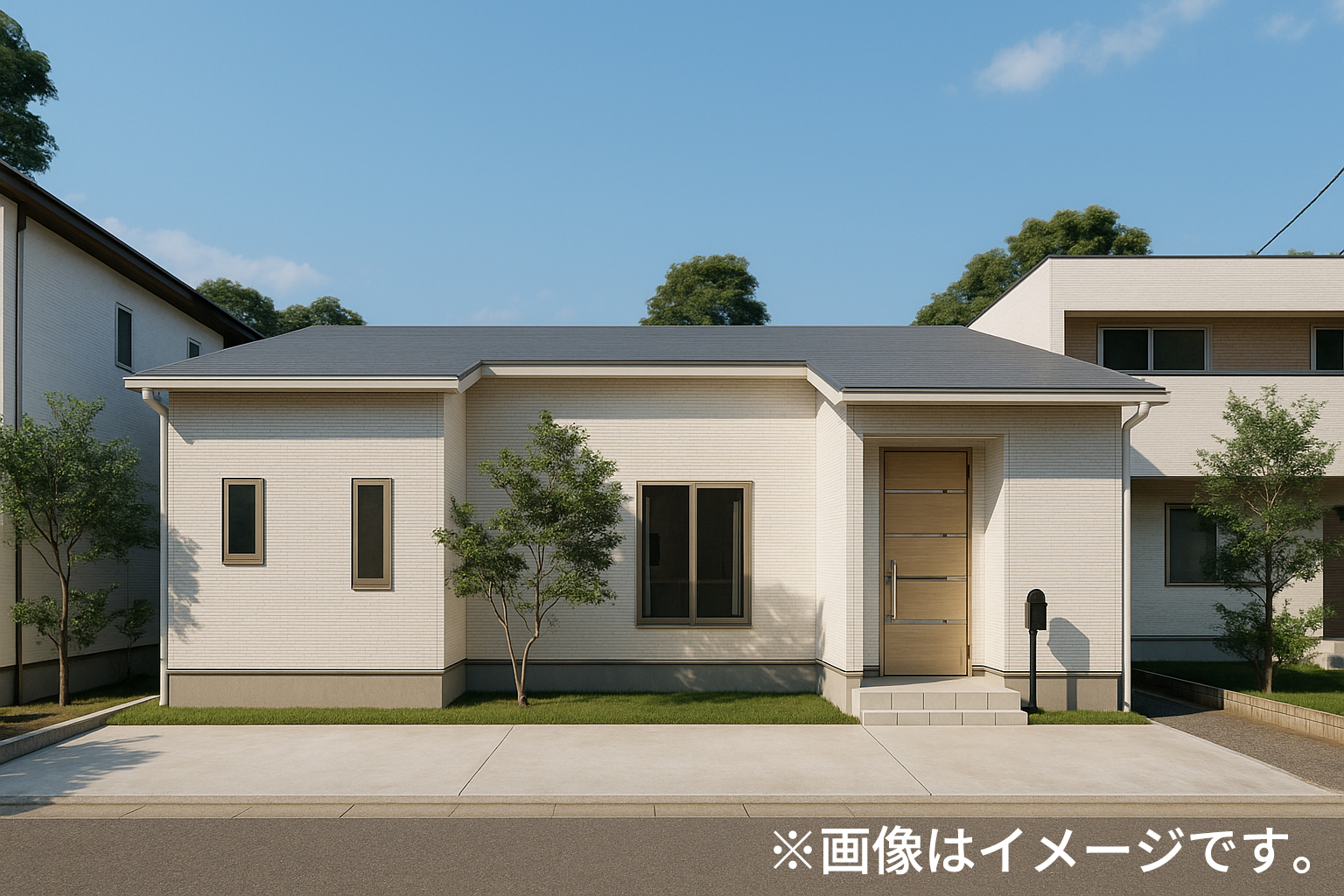 家事がしやすく、家族みんながゆったりと過ごせる平屋の家