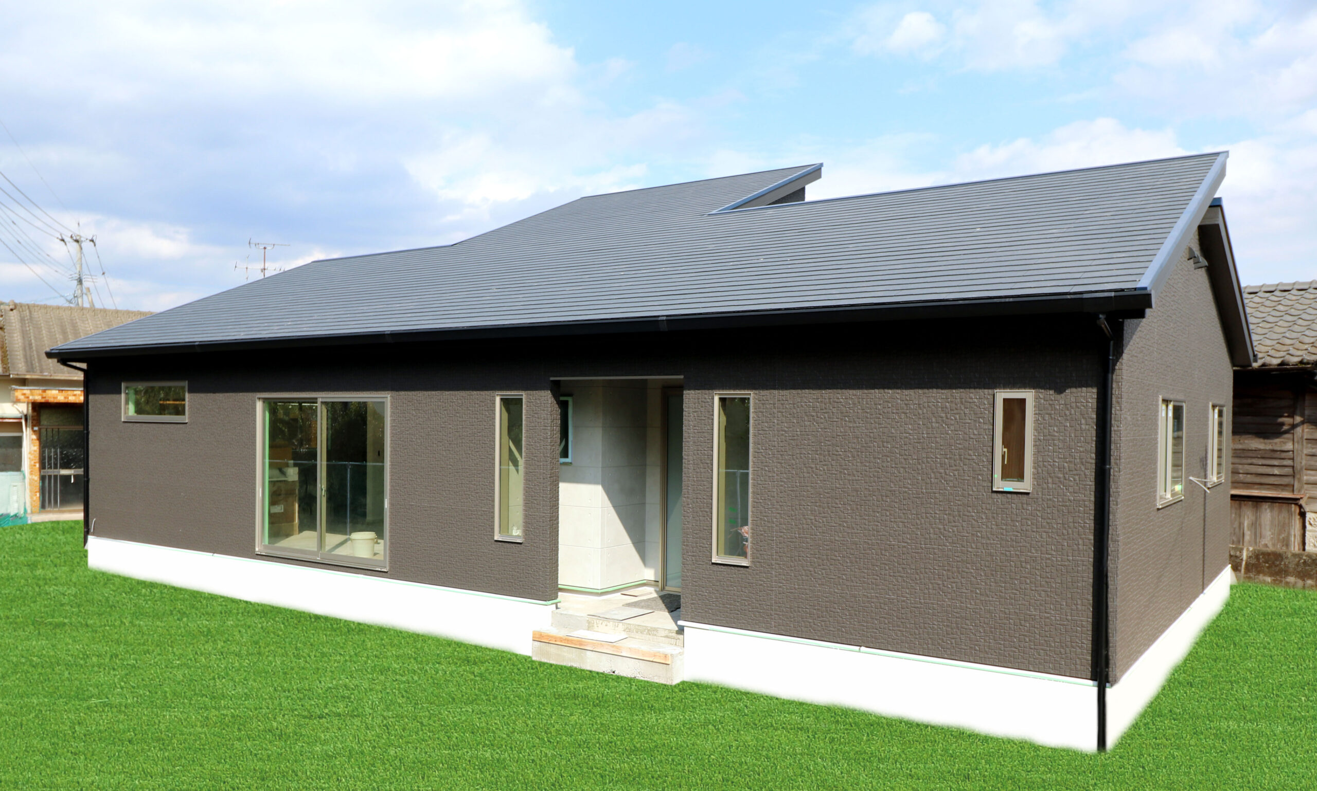 生活動線と照明にこだわった5人家族の平屋。