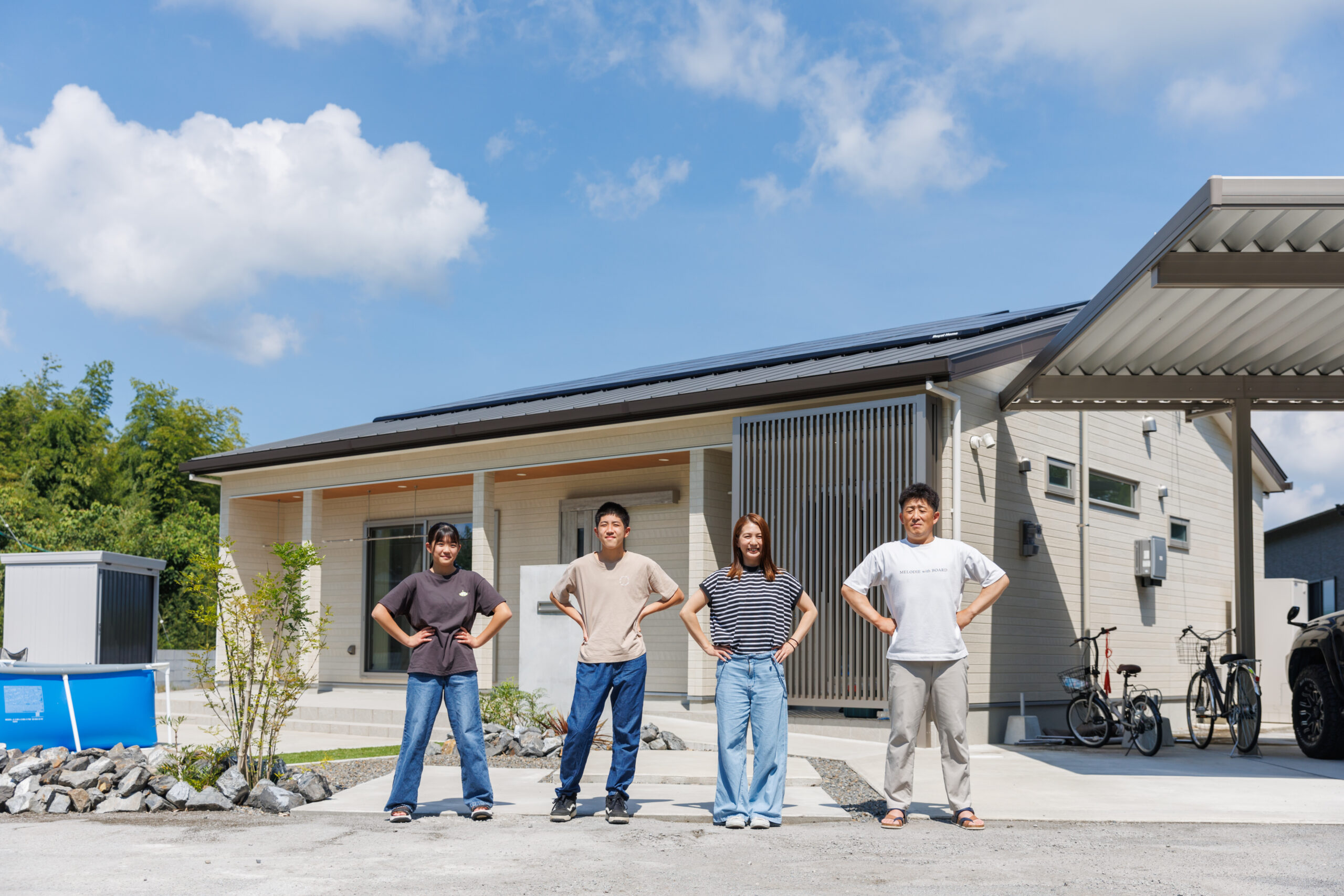 外と内がつながる暮らし。快適さを実感できる住まい